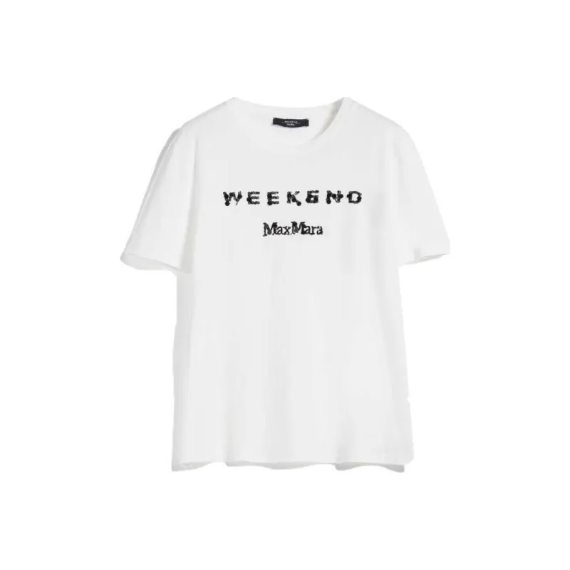 WEEKEND MaxMara T Shirts Women's White-0