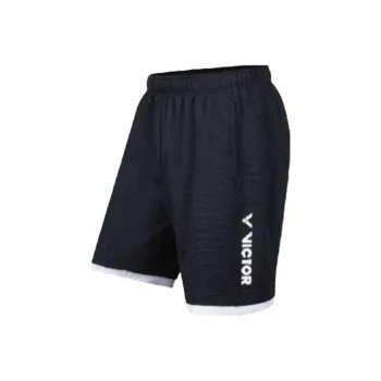 VICTOR Casual Shorts Unisex Black