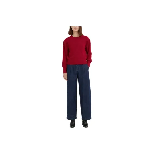 UNIQLO X IDLF Co branded Series Sweaters Women's Coral Red