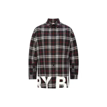 Burberry Shirts Women's Red Plaid