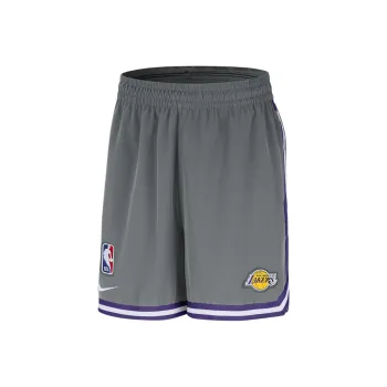 Nike DRI FIT NBA Basketball Shorts Men's Smoke Gray/Full Coverage Purple/White