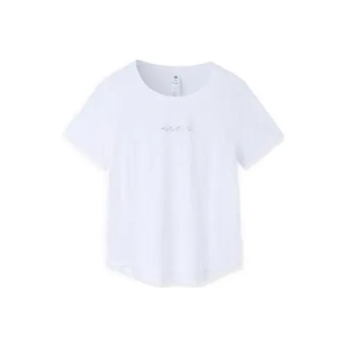 ANTA Running Collection T Shirts Women's Snowflake White
