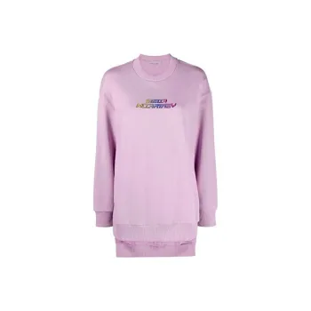Stella McCartney Logo print Side Slit Sweatshirt