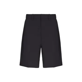EMPORIO ARMANI Nylon Seersucker Elasticated back Bermuda Shorts