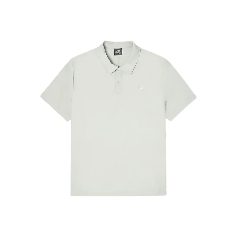 New Balance Polo Shirt Men's Light Beige-0