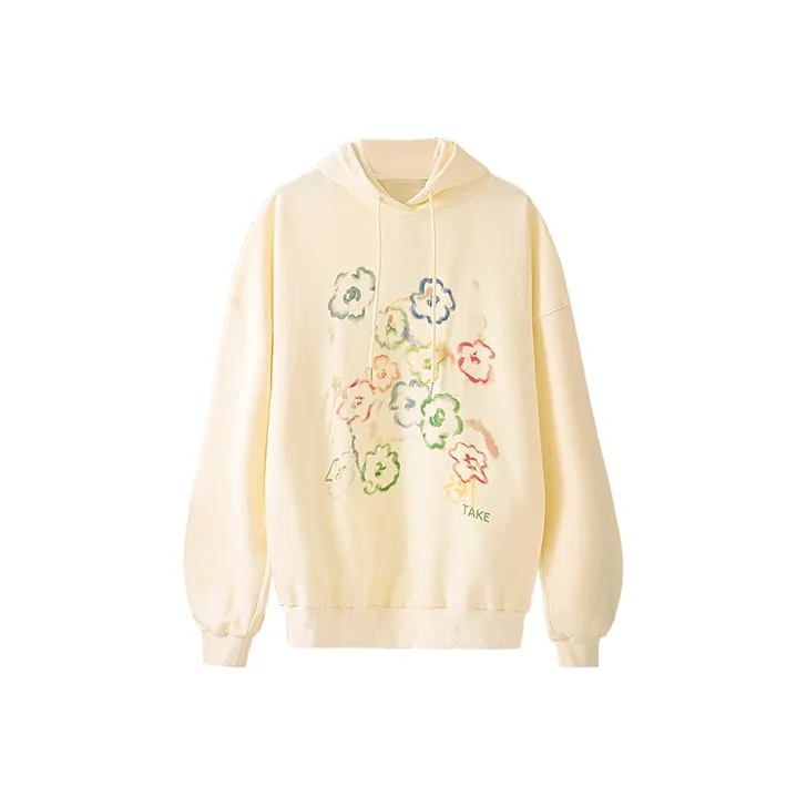 MITUAN Sweatshirts Women's Beige Yellow-0