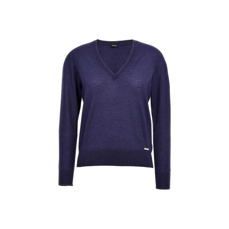 KITON V Neck Knitted Jumper-0