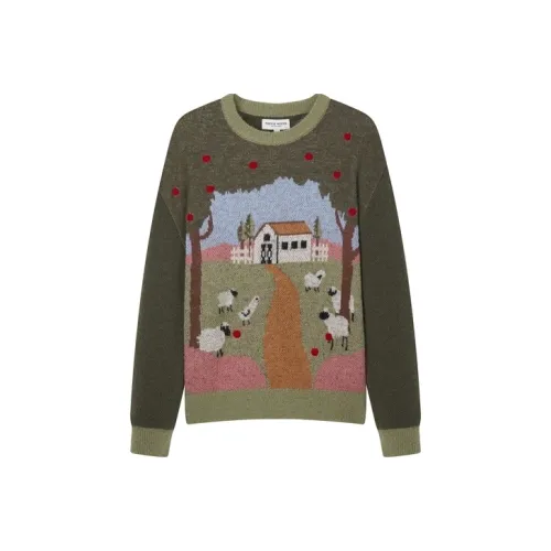 Teenie Weenie Sweater Women's Army Green