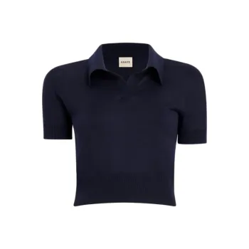 KHAITE Morgane Top 'Midnight Navy'