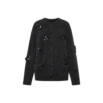 MOCO Sweater Women's Dark Heather Gray