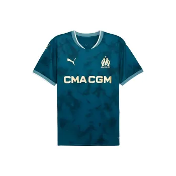 PUMA Olympique De Marseille 24/25 Away Jersey Men Soccer Jerseys Men's Blue