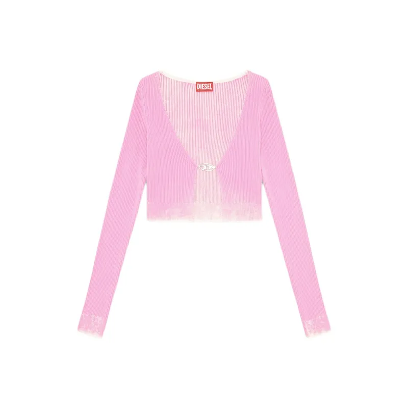 DIESEL FW24 Knitwear Women's Pink/White-0