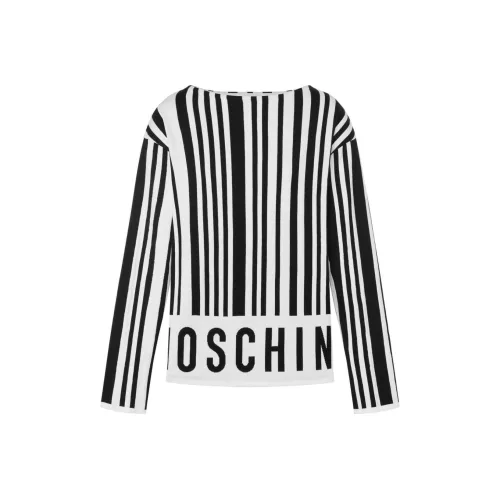 MOSCHINO Barcode print Intarsia knit Jumper