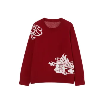 Mambe Sweaters Women's Red