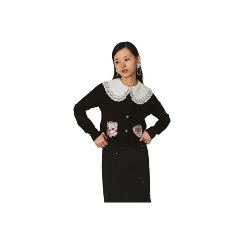 CatPunch Knitwear Women's Black