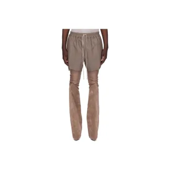 RICK OWENS Leather Boxer Shorts