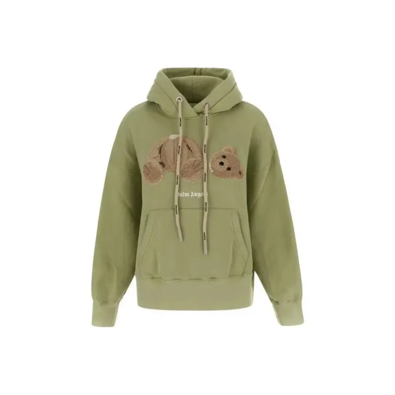 PALM ANGELS Sweatshirts Women's Avocado Green-0
