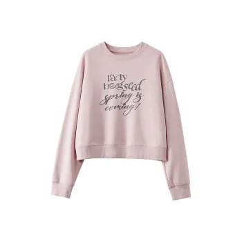 XIANGYING Sweatshirt Women's Pink