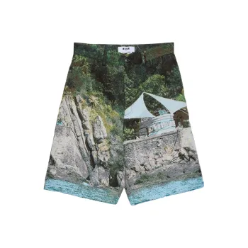 MSGM La Vedetta print Shorts