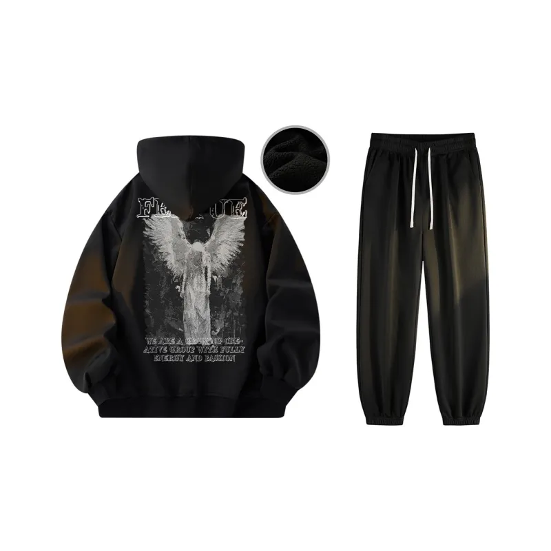 Feiyue Sweatshirt Sets Unisex-22