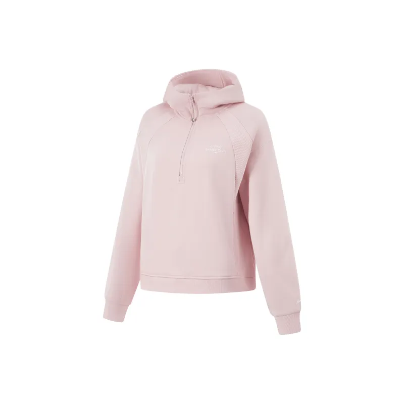 LiNing Fitness Series Sweatshirt Women's Light Blush Pink-0