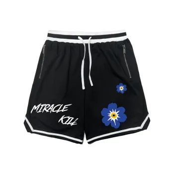 MIRACLE KILL Casual Shorts Unisex Black