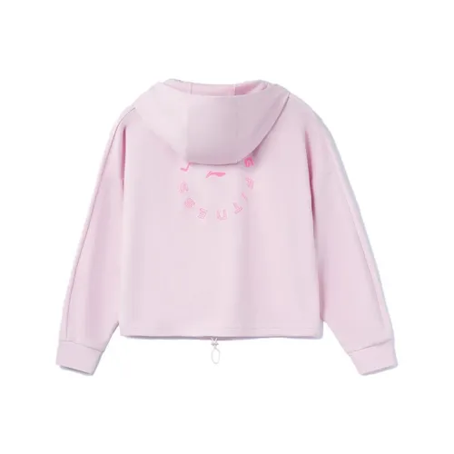 LINING Fitness Series Sweatshirts Women's Cherry Blossom Pink