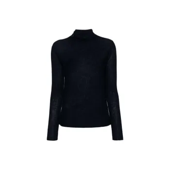THEORY Long Sleeved Roll Neck Knitted Top