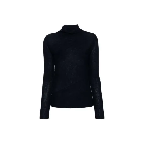 THEORY Long Sleeved Roll Neck Knitted Top