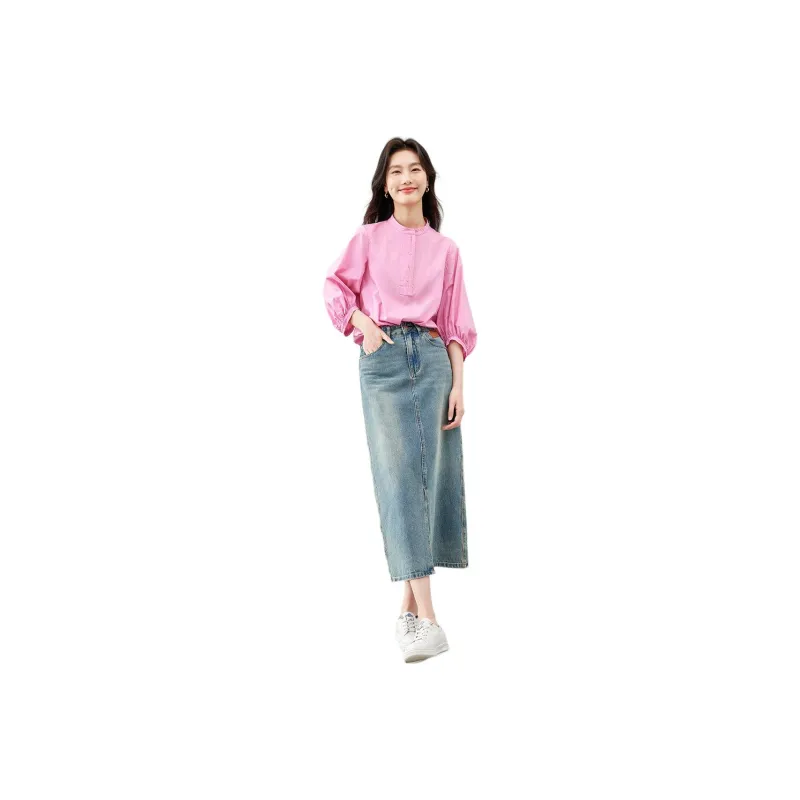 VIMLY Shirts Women's Fuchsia-0