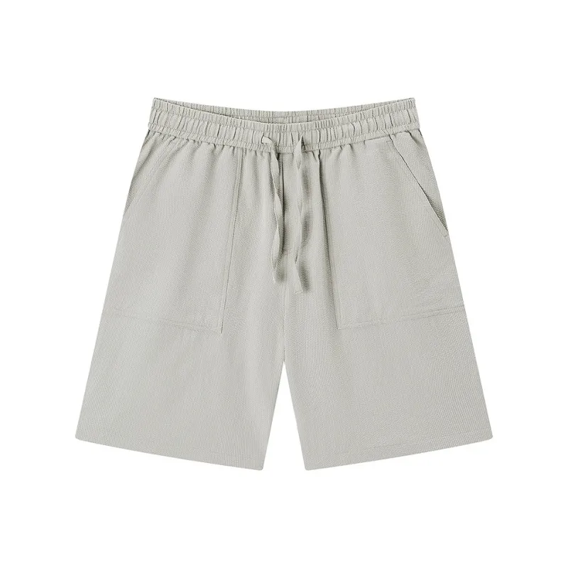 Gxg Jeans Casual Shorts Men's Light Gray Green-0