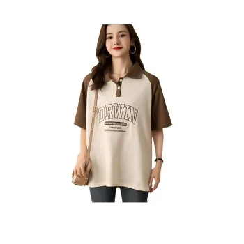 X MOOM T Shirts Women's Brown