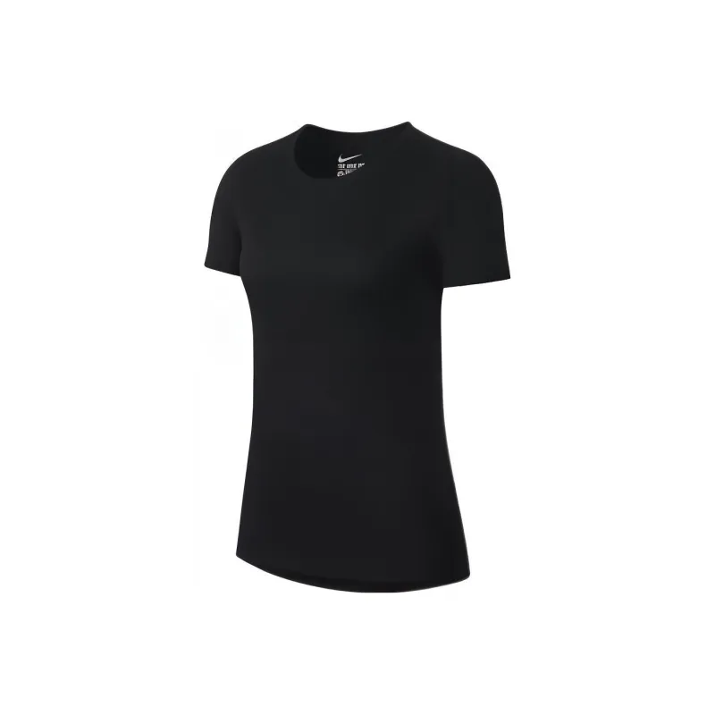 Nike Dri-Fit Women'ss Crewneck Pullover T-Shirt Black-0