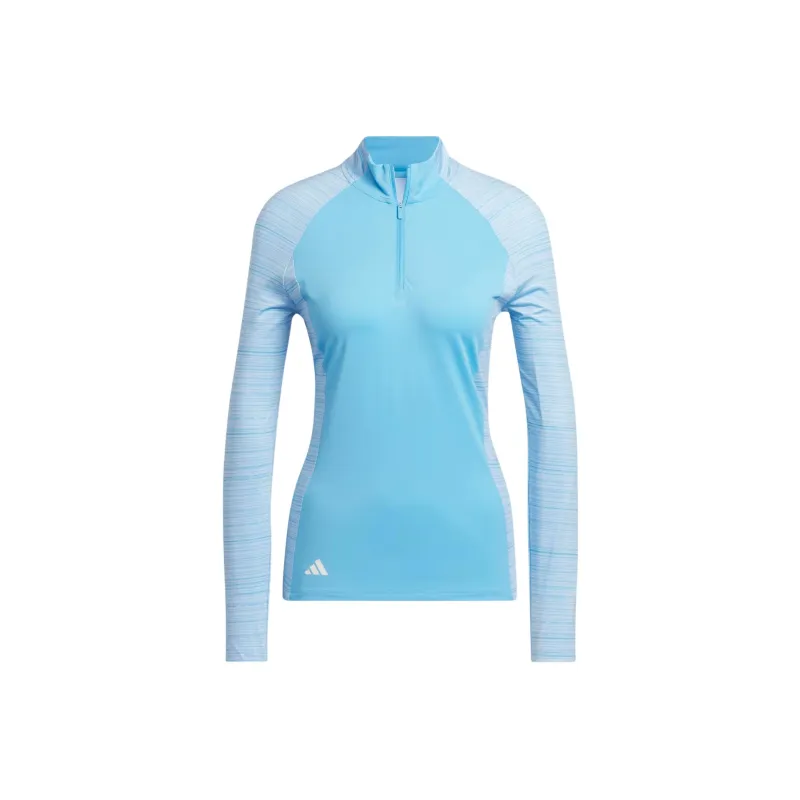 Adidas Raglan Sleeve T-Shirt Women's Half Blue-0