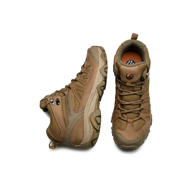 MODE FULL Slip Resistant, Abrasion Resistant, Breathable High Top Hiking Shoes Men's-6