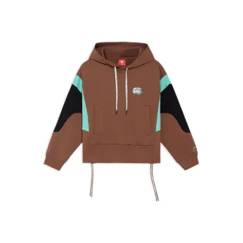 LiNing Sweatshirts Women's Tortoiseshell Brown