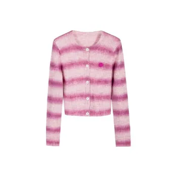 Self Who Sweater Women's Gradient Rose Red