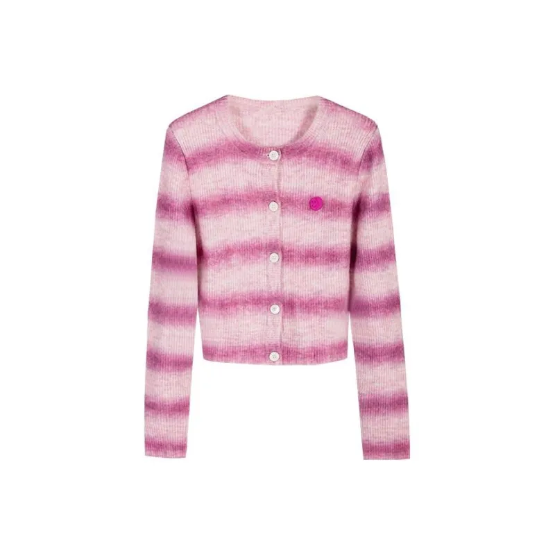 Self Who Sweater Women's Gradient Rose Red-0