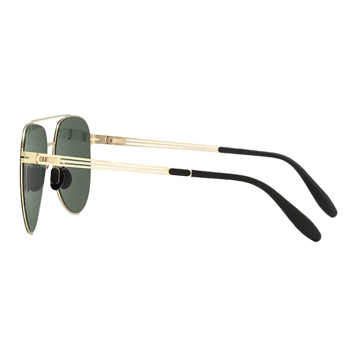 BERTHA Alloy Aviator Sunglasses Unisex Black, Gold, Gunmetal, Silver-5