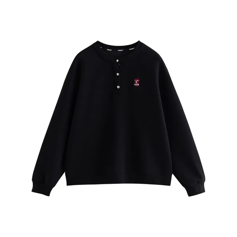 Initial Language Sweatshirt Women's-5