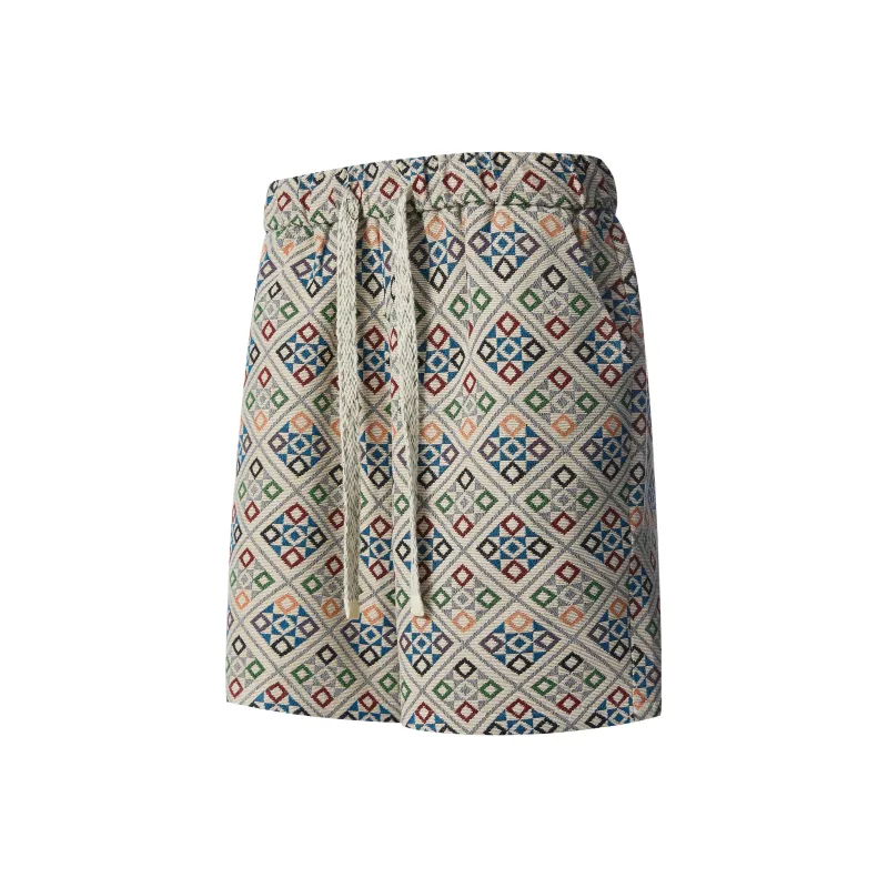 UPZCY Casual Shorts Unisex Sri Lanka Blue-8