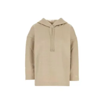 MaxMara Logo Embroidered Drawstring Hoodie