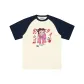 Apricot/Navy Blue