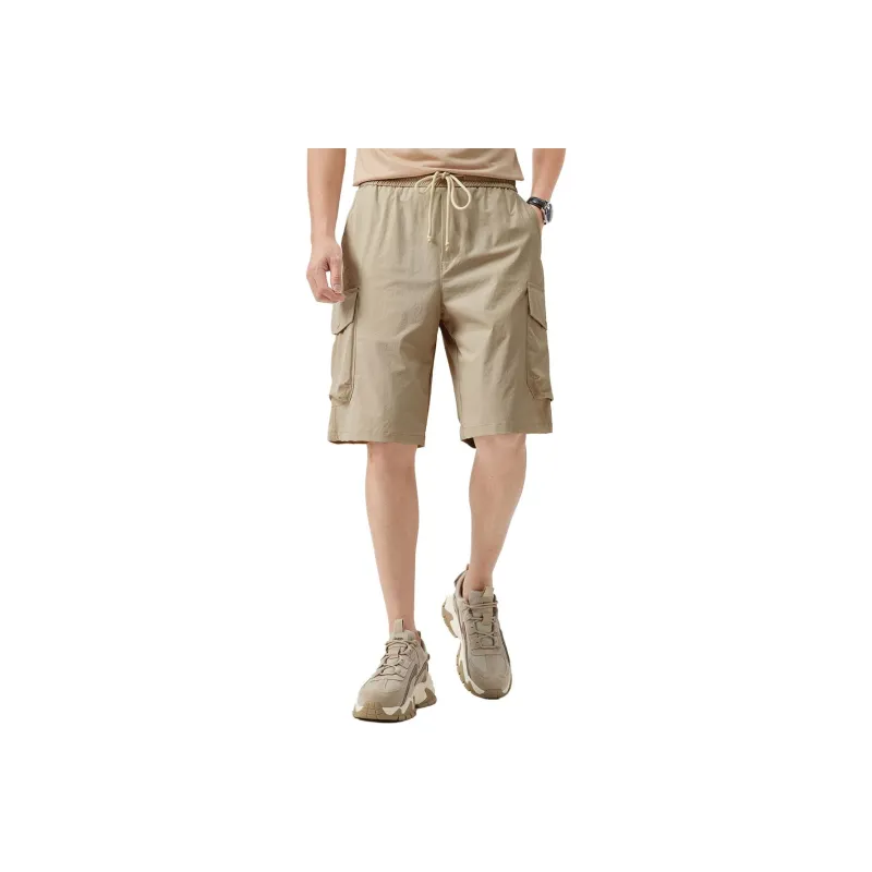 Red bean Casual Shorts Men-0