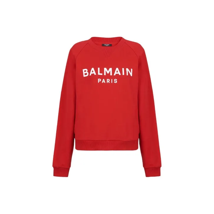 BALMAIN Sweatshirts Women's Red-0