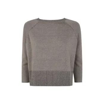BASE SS25 Sweater Women's Gray Brown