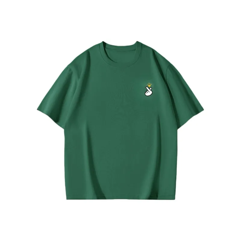 Cotton Gene Drop Shoulder Sleeve T Shirt Women's-4