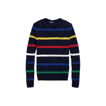 Polo Ralph Lauren Striped Cable knit Sweater