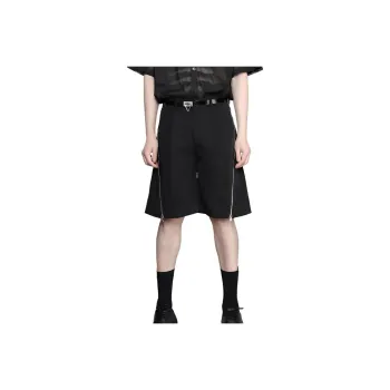 RAYSHOW Casual Shorts Men's Black