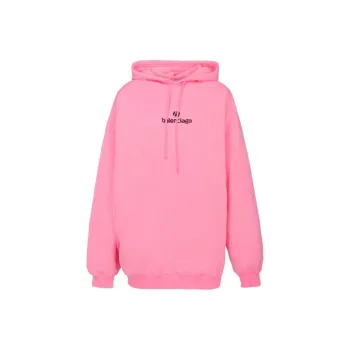 Balenciaga Sweatshirt Loose Fit Women's Pink